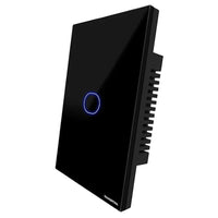 Interruptor Smart 1 Tecla Touch Bivolt Preto Tramontina Wi-Fi Alexa