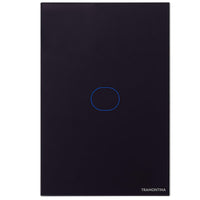 Interruptor Smart 1 Tecla Touch Bivolt Preto Tramontina Wi-Fi Alexa