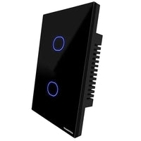 Interruptor Smart 2 Teclas Touch Bivolt Preto Tramontina
