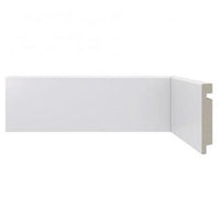 Rodapé Santa Luzia de Poliestireno 70mm x 13mm x 2,40m Branco