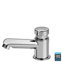 Torneira De Mesa Automática Docol Press Compact Cromada