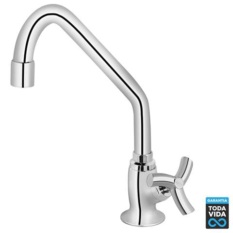 Torneira para Cozinha de Mesa Docol Primor Cromada com Arejador