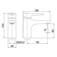 Misturador Monocomando para Lavatório Docol Lift Chrome
