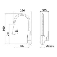 Misturador Monocomando Para Cozinha Docol Lift Bica Alta Cromado
