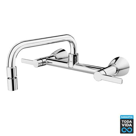 Misturador Para Cozinha De Parede Docol Gali Cromado