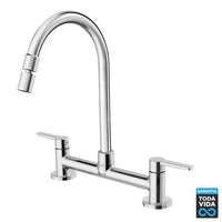 Misturador para Cozinha de Mesa Docol Gali Cromado com Bica Alta Móvel