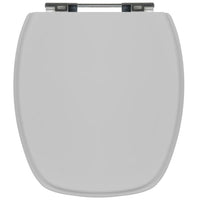 Assento Sanitário Mdf Laqueado Monte Carlo Sicmol Cinza Real