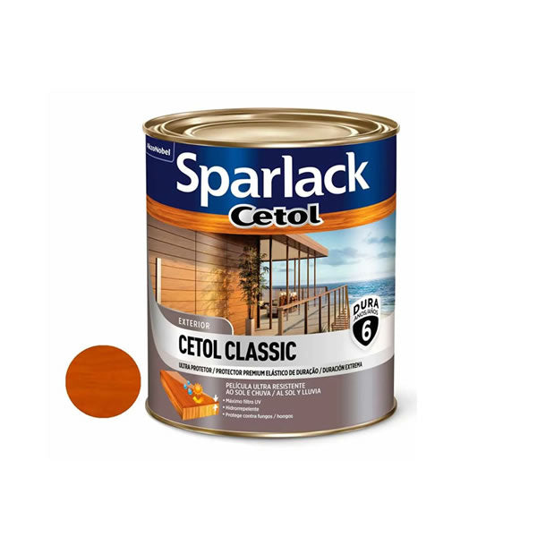 Verniz Sparlack Cetol Brilho Cedro 900ml Akzo Nobel