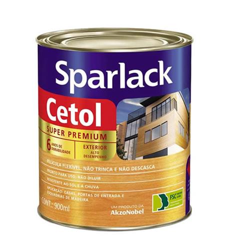 Sparlack Cetol Acetinado Cedro 900ml - Stain Protetor UV para Madeiras