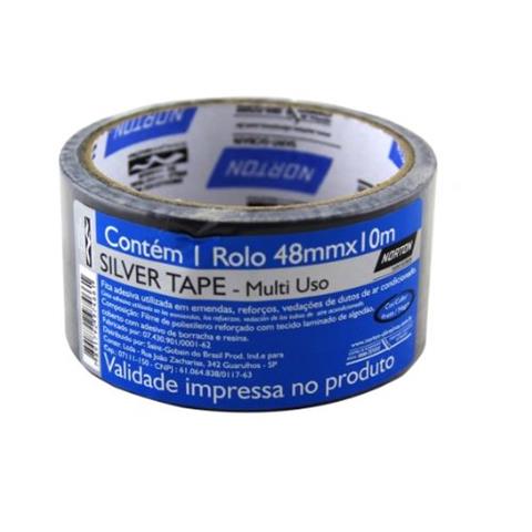 FITA SILVER TAPE PRATA 48MM X 10MTS NORTON