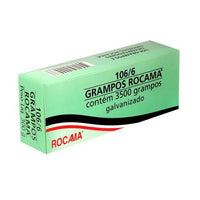 Grampo Rocama 106 6mm Com 3500 Unidades