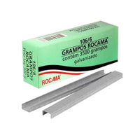 Grampo Rocama 106 6mm Com 3500 Unidades