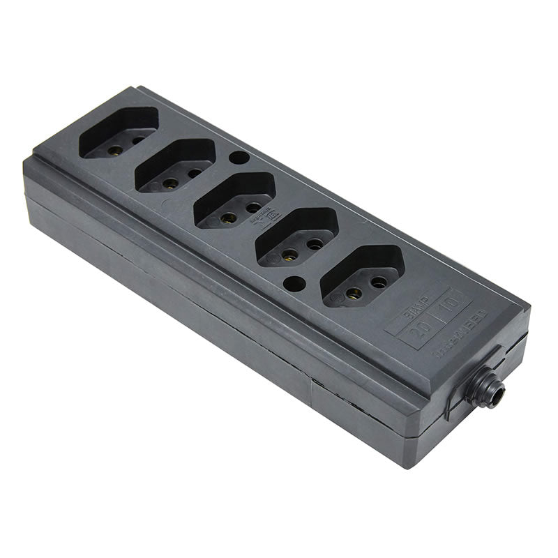 Tomada Barra Interneed 5 Polos 10A 20A