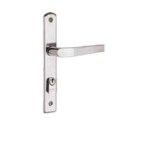 Fechadura Estreita Soprano Cromada Com Cilindro Backset 38mm