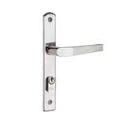 Fechadura Estreita Soprano Cromada Com Cilindro Backset 38mm