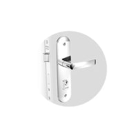 Fechadura Externa Soprano Pali Reta Cromada 59mm