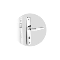 Fechadura Interna Soprano Popline Reta Cromada Espelho 2640x53