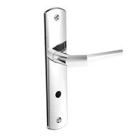 Fechadura Para Banheiro Soprano Popline Reta 59mm Cromada