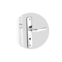 Fechadura Para Banheiro Soprano Popline Reta 59mm Cromada