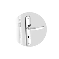 Fechadura Para Banheiro Soprano Popline Reta 59mm Cromada