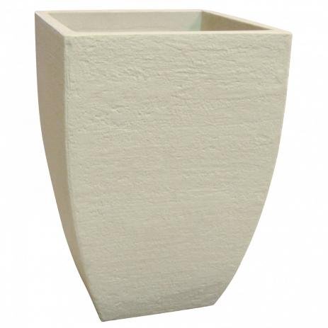 VASO QUADRADO MODERNO 36CM ALT.CIMENTO JAPI
