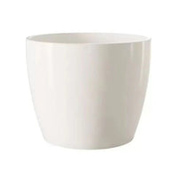 Vaso Cerâmico Munique Branco Pote 16 Liso Japi