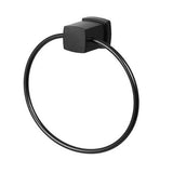 MEBER Toalheiro de Argola Block 38 Preto Matte