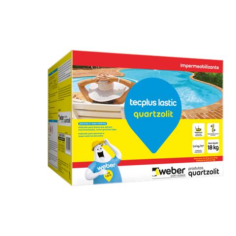 Argamassa Impermeabilizante Tecplus Lastic 7000 Quartzolit 18kg
