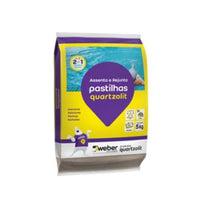 Argamassa Colante Para Pastilha De Vidro Quartzolit 5kg Branca