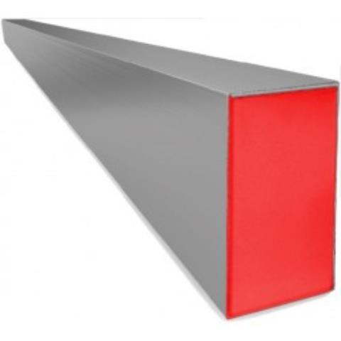 REGUA DE ALUMINIO 2M BI-TUB. 7,5X2.5