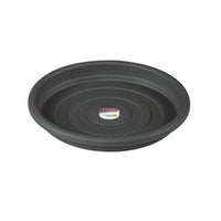 Prato Para Vaso De Jardim Redondo 13cm Cinza Pinceis Atlas
