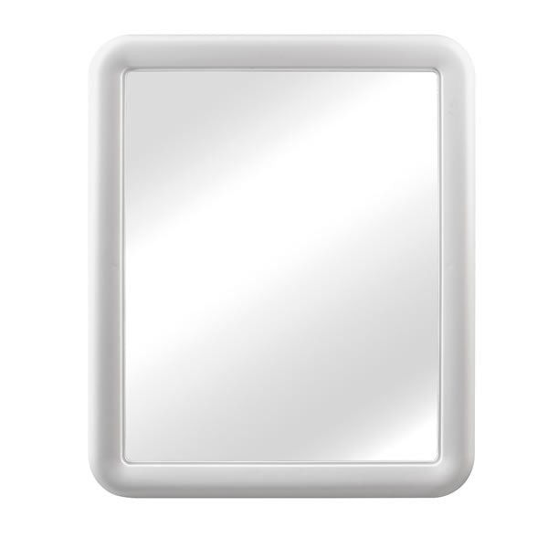 ATLAS ESPELHO EMOLDURADO QUADRADO PLAST BRANCO