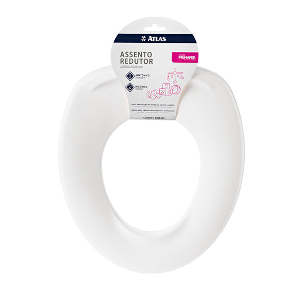 Assento Redutor Infantil Anatômico Plástico Branco Atlas