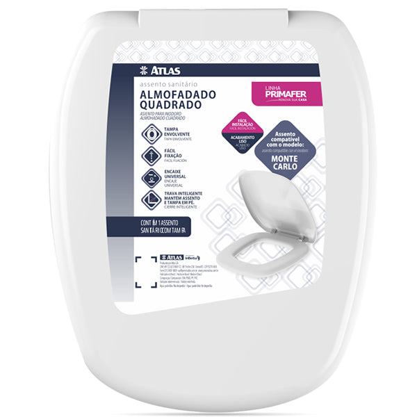 ATLAS ASSENTO SANITARIO MONTE CARLO PLAST BR