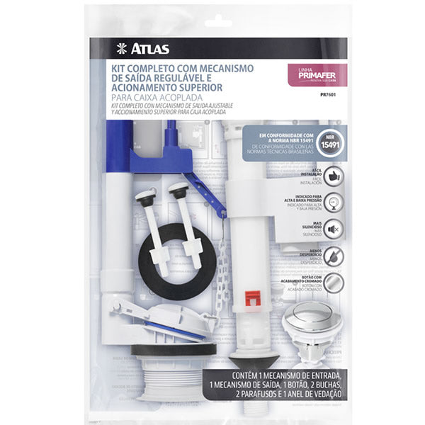 Conjunto Mecanismo Saída Universal Superior Atlas Caixa Acoplada