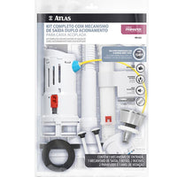 Kit Completo Mecanismo Saída Duplo Caixa Acoplada Atlas