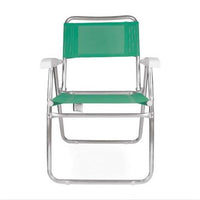 Cadeira Dobrável Mor Master Alumínio Fashion Verde