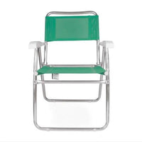 Cadeira Dobrável Mor Master Alumínio Fashion Verde