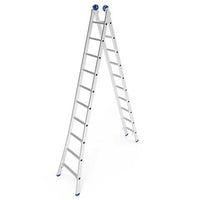 Escada Extensível De Alumínio Mor 2x10 Degraus 5m
