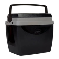 Caixa Térmica Mor 34 Litros Com Porta-Copos Cinza E Preto