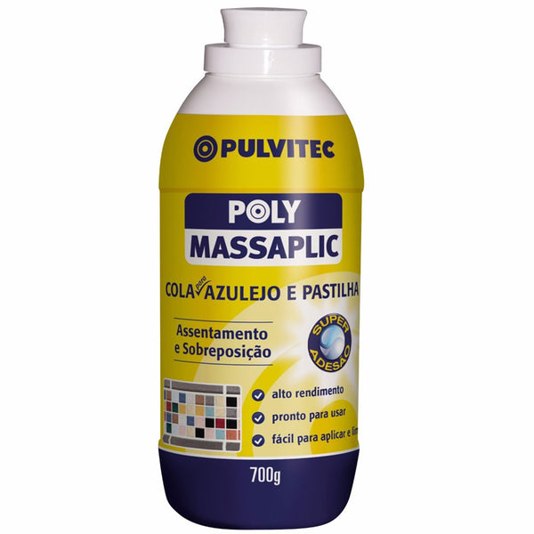 Cola Para Azulejo E Pastilha Massaplic Pulvitec 700g