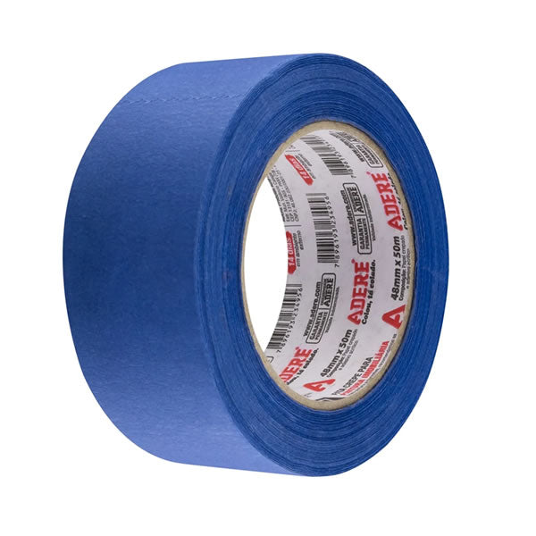 FITA CREPE PARA PINTURA AZUL ADERE 527S 48MMX50M