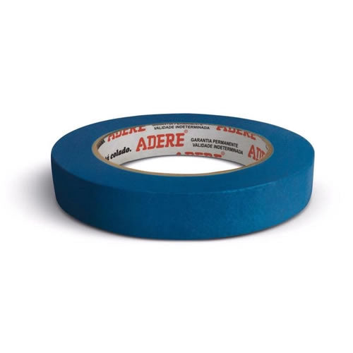 Fita Crepe Para Pintura Adere Azul 18mm X 50m