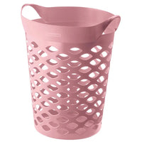 Cesto Organizador Sanremo Vazado Com Alças 44L Rosa