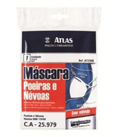 Máscara Respiratória Pff1 Atlas At2500 Contra Poeira E Névoa