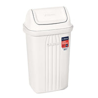 Lixeira Basculante 10L Branca Atlas