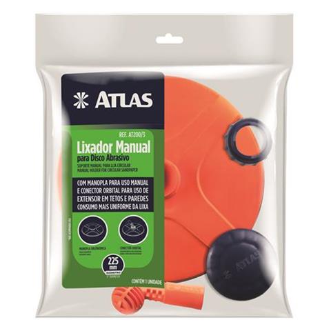 Lixador Manual Orbital Atlas Para Disco Abrasivo 225mm