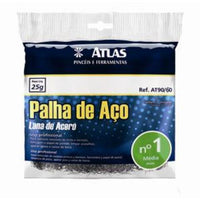 Palha De Aço Média 25g Atlas