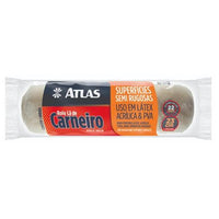 Rolo De Lã De Carneiro 23cm Atlas Para Superfícies Semi Rugosas