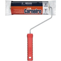 Rolo De Lã De Carneiro Atlas 15cm Para Superfícies Semi Rugosas